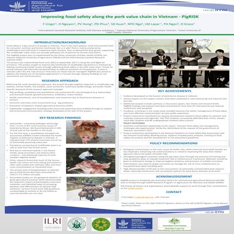 Improving food safety along the pork value chain in Vietnam—PigRISK