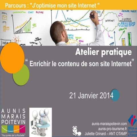 Atelier "Enrichir le contenu de son site Internet"