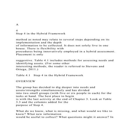 A4Step 4 in the Hybrid Frameworkmethod as noted may .docx