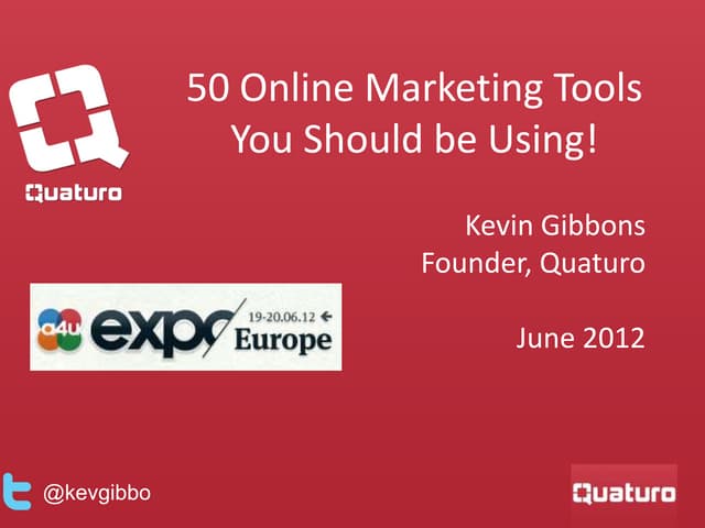 Top 50 Online Marketing Tools You S...