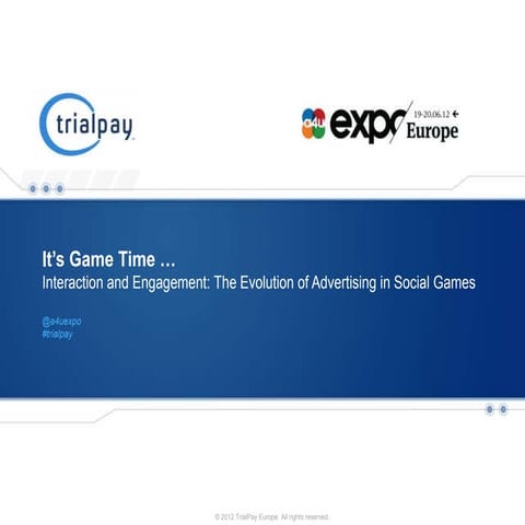 Interaction and Engagement: The Evolution of Advertising in Social Games