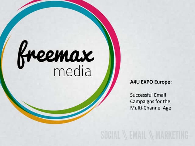 Successful Email Campaigns for the Multi-Channel Age - Suzanna Chaplin & Warr...