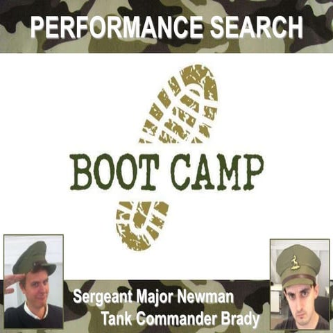 The Performance Search Boot Camp - Pete Newman. Found 