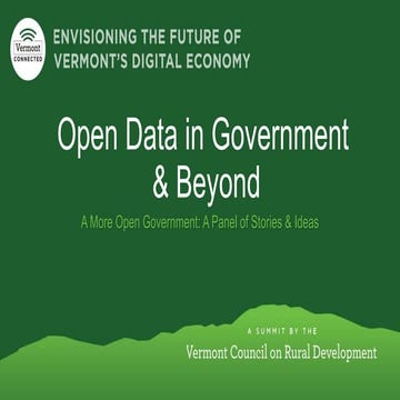 Vermont Connected - A More Open Government