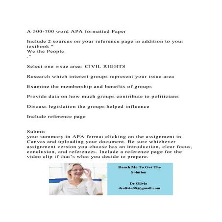 A 500-700 word APA formatted PaperInclude 2 sources on your re.docx