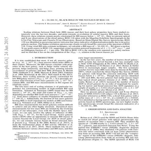 A 50000 solar_mass_black_hole_in_the_nucleous_of_rgg_118