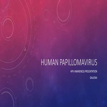 Human papillomavirus (hpv) | PPTX