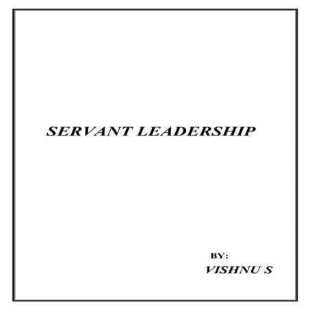 Servant Leadership