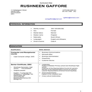 Rushneen Potgieter Gaffore