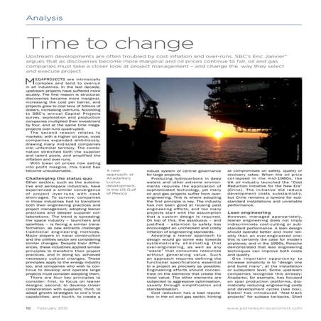 Article Petroleum Economist Feb 2015