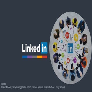 CSP2015N Team 6 - LinkedIn