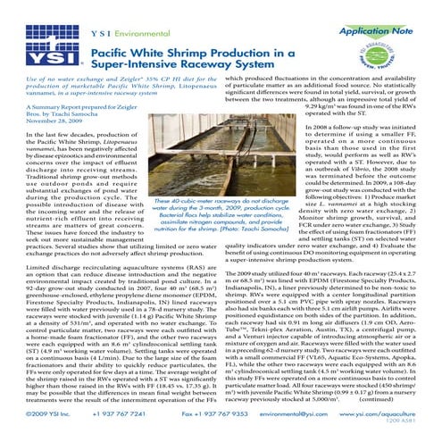 High-density production of the Pacific White Shrimp, Litopenaeus ...