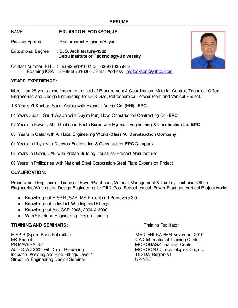 resume m2016 procurement engineer and buyer sample resume for purchaser