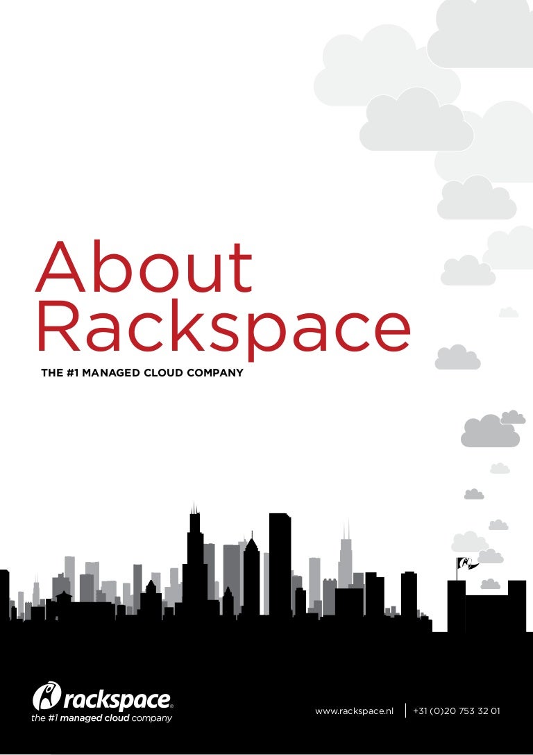 About Rackspace 6 pager July 2015  version