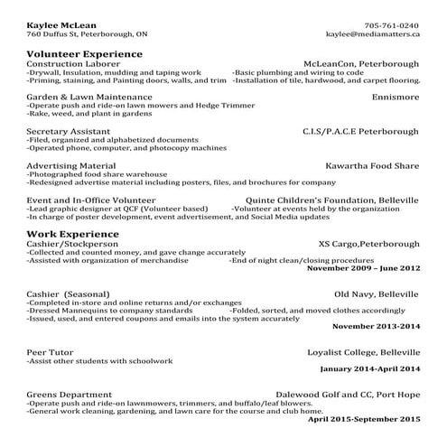 KMcLean_Resume