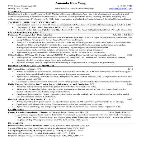 Amanda Ran Yang_Resume
