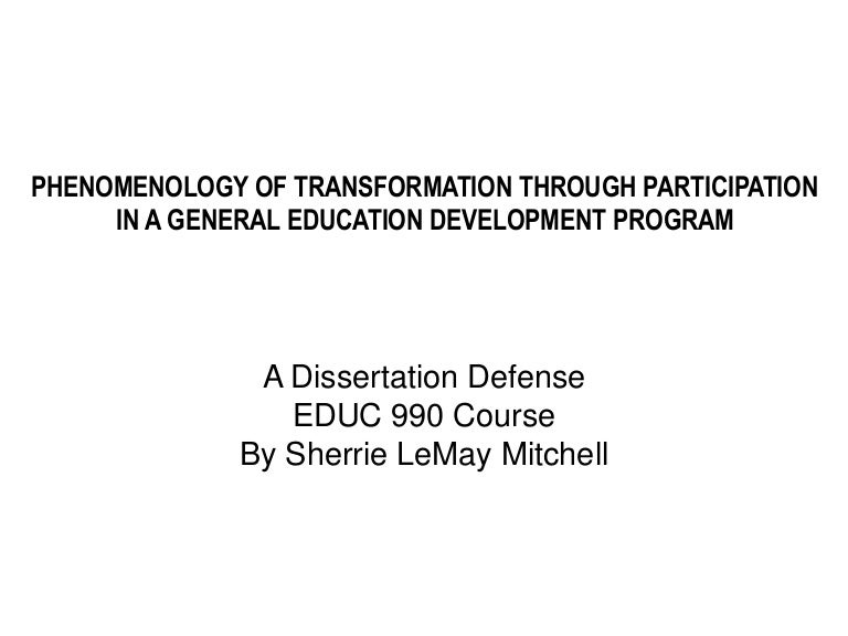 Mitchell phd thesis