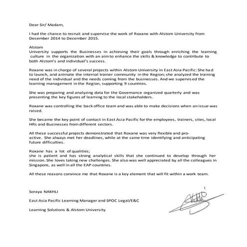 Recommandation letter-Soraya | DOCX