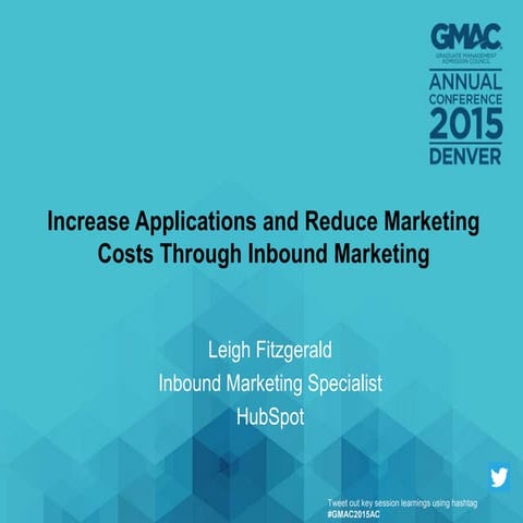 GMAC Deck - HubSpot - Increase Apps and Reduce Costs_final