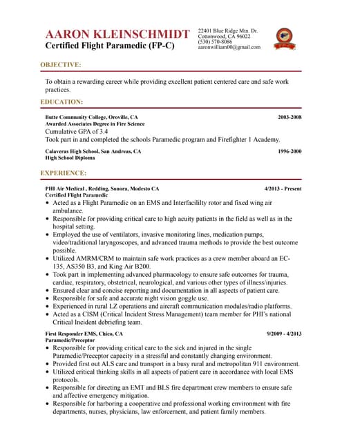 flight nurse cover letter paramedic cover letters