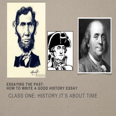 Essaying the past chapter 1
