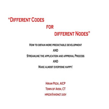 A5 Form Based Codes