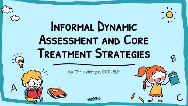 Informal Dynamic Assessment