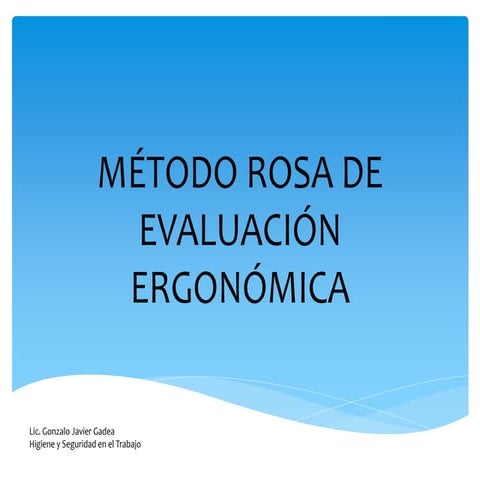 Ergonomía_MÉTODO_ROSA. Evaluación de puesto de trabajo de oficina ...