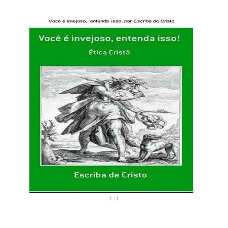 VOCÊ É INVEJOSO, ENTENDA ISSO!