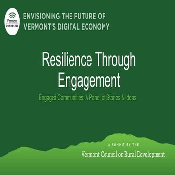 Vermont Connected - Engaged Communities