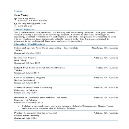 Sen Yang presentations