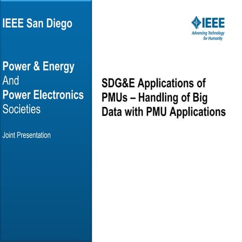 IEEE Presentation SDG&E