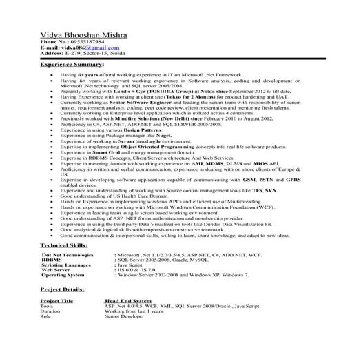 VidyaBhooshanMishra_CV