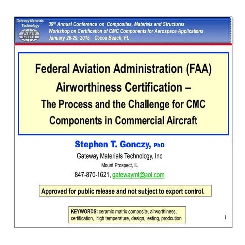 CMC FAA Certification