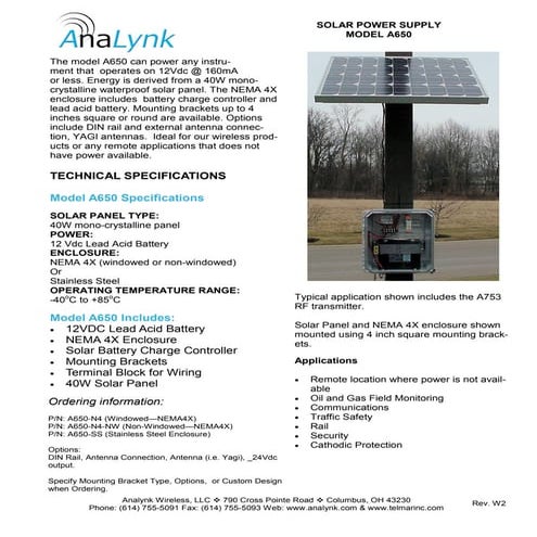 Solar power supply for industrial wireless transmitters