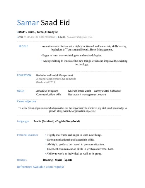 Samar Saad presentations