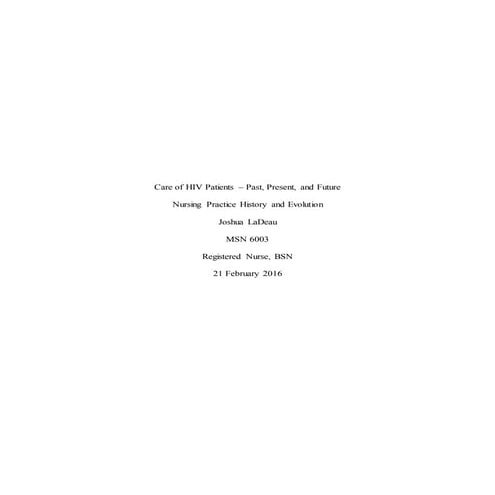 Attitudes Of Nursing Students Towards Caring For People With HIV AIDS ...