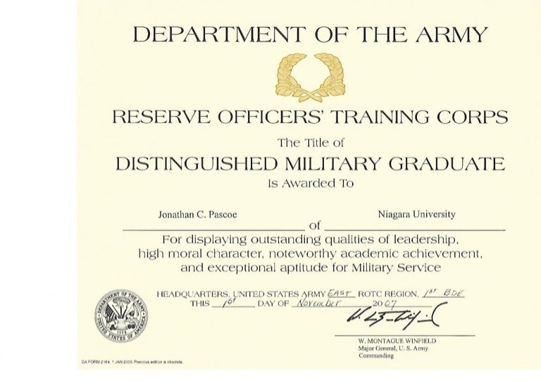 Distinguished Military Graduate