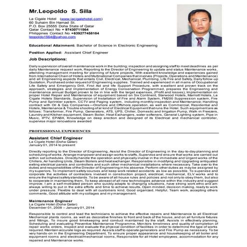 Paul CV with cover letter