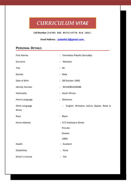 my cv | PDF