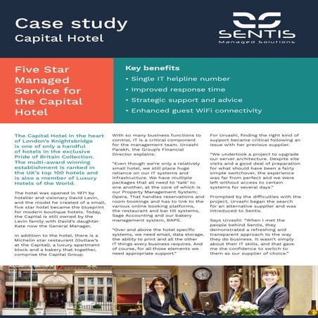 Capital Hotel Case Study | PDF