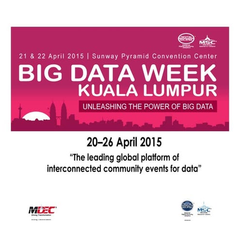 Big Data Week Kuala Lumpur 2015 - 21-22 April 2015