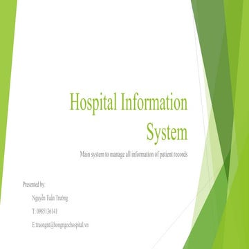 Hospital Infomation System