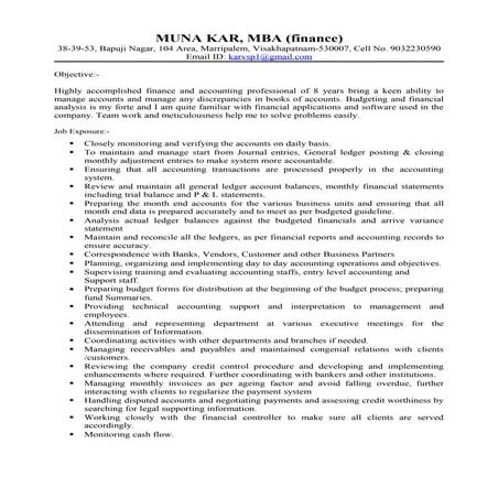 CURRICULUM VITAE of MUNA-