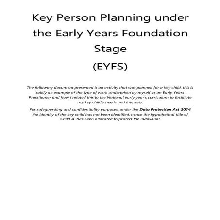 Linkedin EYFS Planning