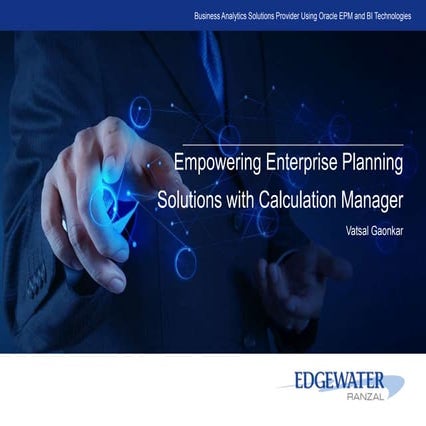 EmpoweringEnterprisePlanning_CalculationManager_2015HUGMNTechDay