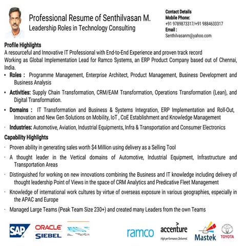 Senthilvasan CV Ver 3.1 1509 Auto