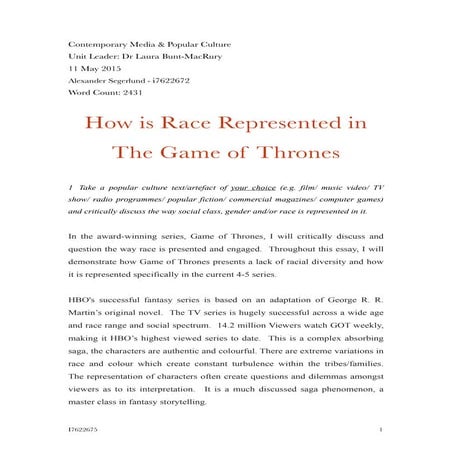 Race in GOT FINAL DRAFT