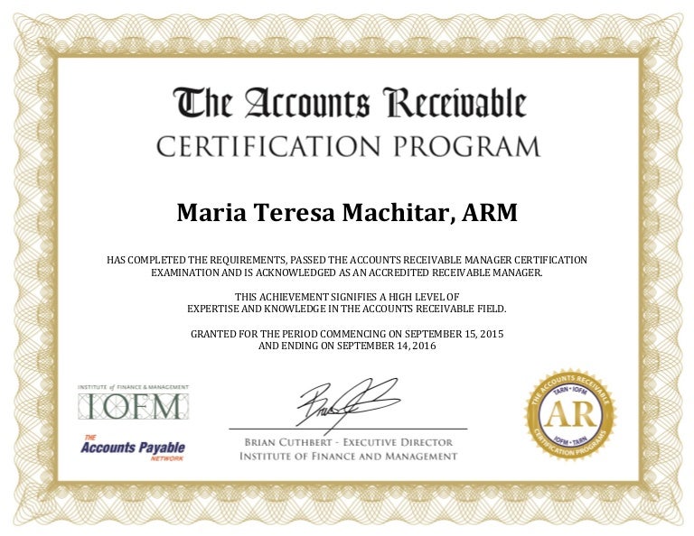 ARM Certificate