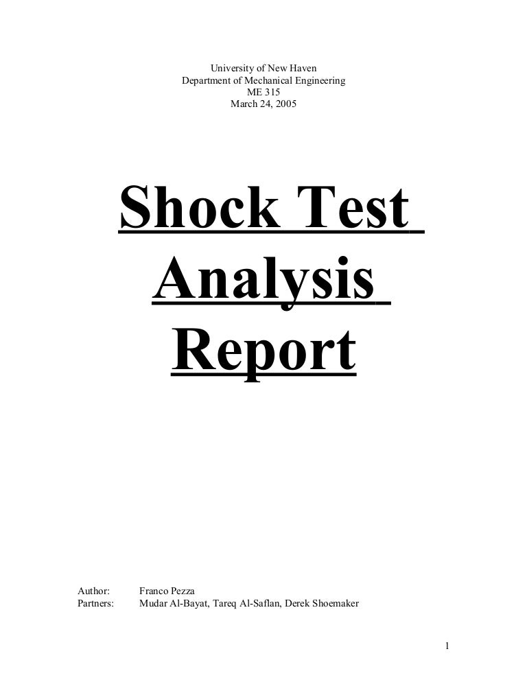 Shock Test Report 04